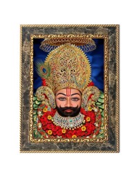 Shree Khatu Shyam Ji Digital Print Photo 6.7x8.7 inches - Vibrant Religious Wall Art for Home or Office Decor.