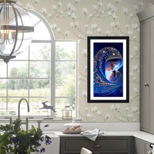 Mother and Child Colored Photograph |Heartwarming Wall Art | for Home or NurseryDecoration