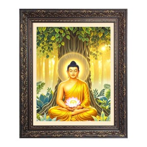 Sri Gautam Buddha Big Photo Frame - 20x24 Inches for Home & Office Decoration Sri Gautam Buddha Big Photo Frame - 20x24 Inches for Home & Office Decoration