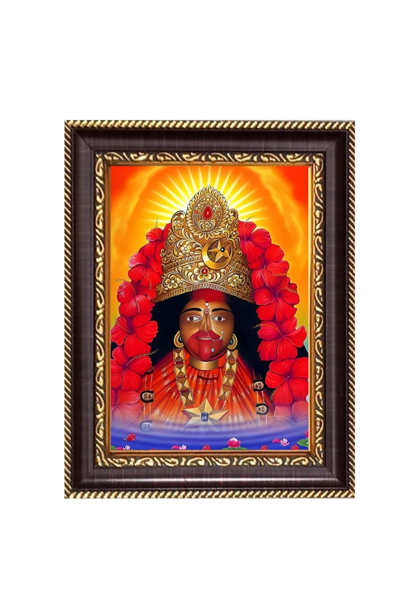 Maa Tara Digital Print Photo 6.7x8.7 inches - Vibrant Religious Wall Art for Home or Office Decor.