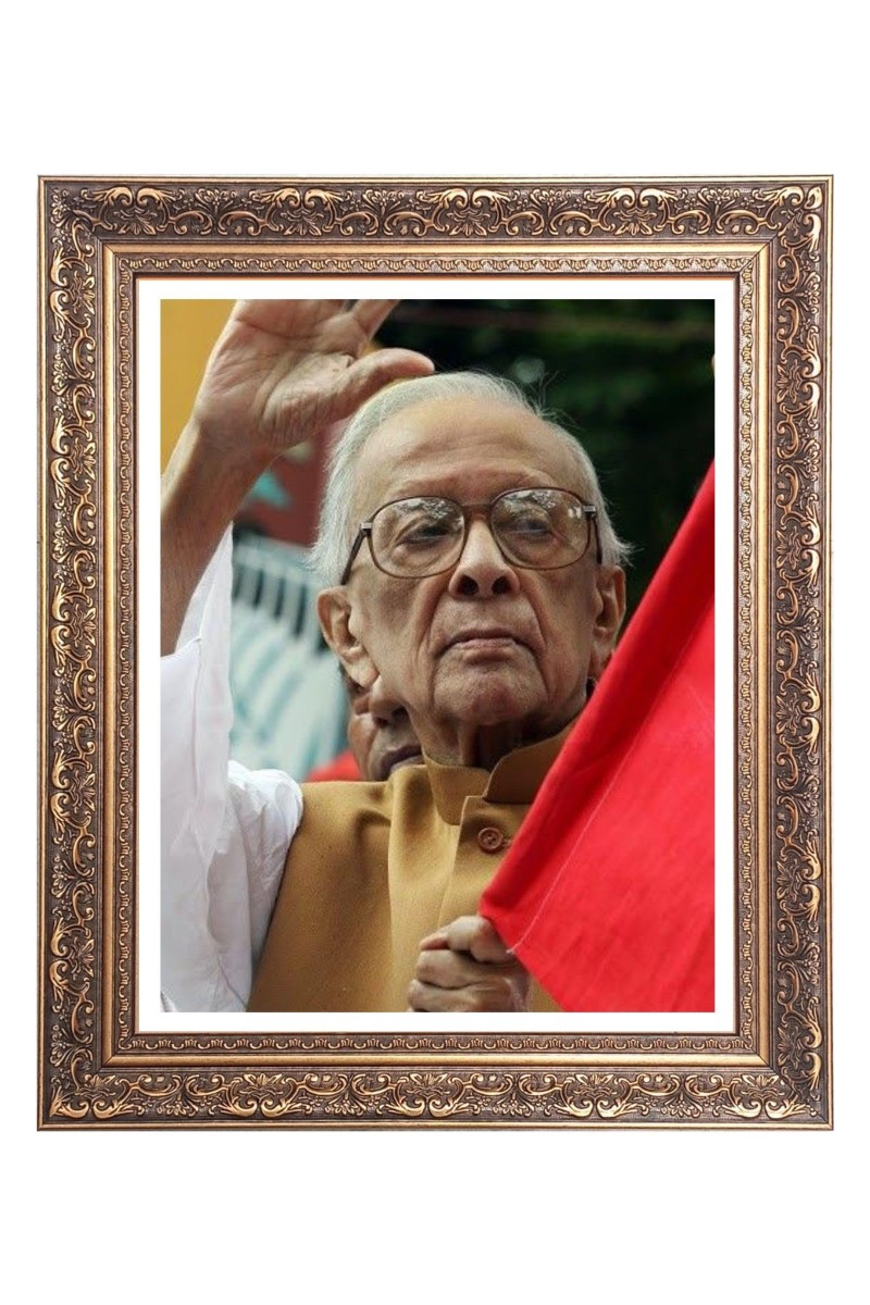 Sri Joyti Basu Big Photo Frame - 18x22 Inches for Home & Office Decoration