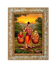 Shravan Kumar Digital Print Photo 12.7x14.7 inches (I6024) - Vibrant Religious Wall Art for Home or Office Decor.