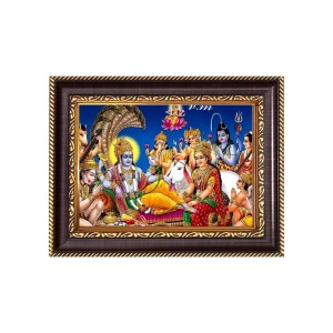 Sri Narayan and Laxmi Mata Digital Print Photo 6.7x8.7 inches - Vibrant Religious Wall Art for Home, Office and Temple Decor. Sri Narayan and Laxmi Mata Digital Print Photo 6.7x8.7 inches - Vibrant Religious Wall Art for Home, Office and Temple Decor.