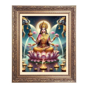 Mata ganga Big Photo Frame - 16x20 Inches for Home & Office Decoration
