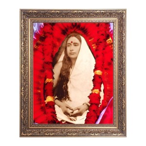 Maa Sarada Big Photo Frame - 16x20 Inches for Home & Office Decoration Maa Sarada Big Photo Frame - 16x20 Inches for Home & Office Decoration