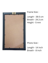 Hitech Sales Lord Hanuman Religious Art Photo Frame For Shops and Home workship wall painting (39.5 x 24.3 cm)