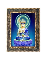 Buddhism Digital Print Photo 12.7x14.7 inches (I6089) - Vibrant Religious Wall Art for Home or Office Decor.