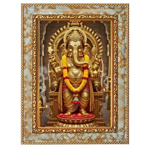 Lord Ganesh Digital Print Photo 8.7x10.7 inches (I5990) - Vibrant Religious Wall Art for Home or Office Decor. Lord Ganesh Digital Print Photo 8.7x10.7 inches (I5990) - Vibrant Religious Wall Art for Home or Office Decor.