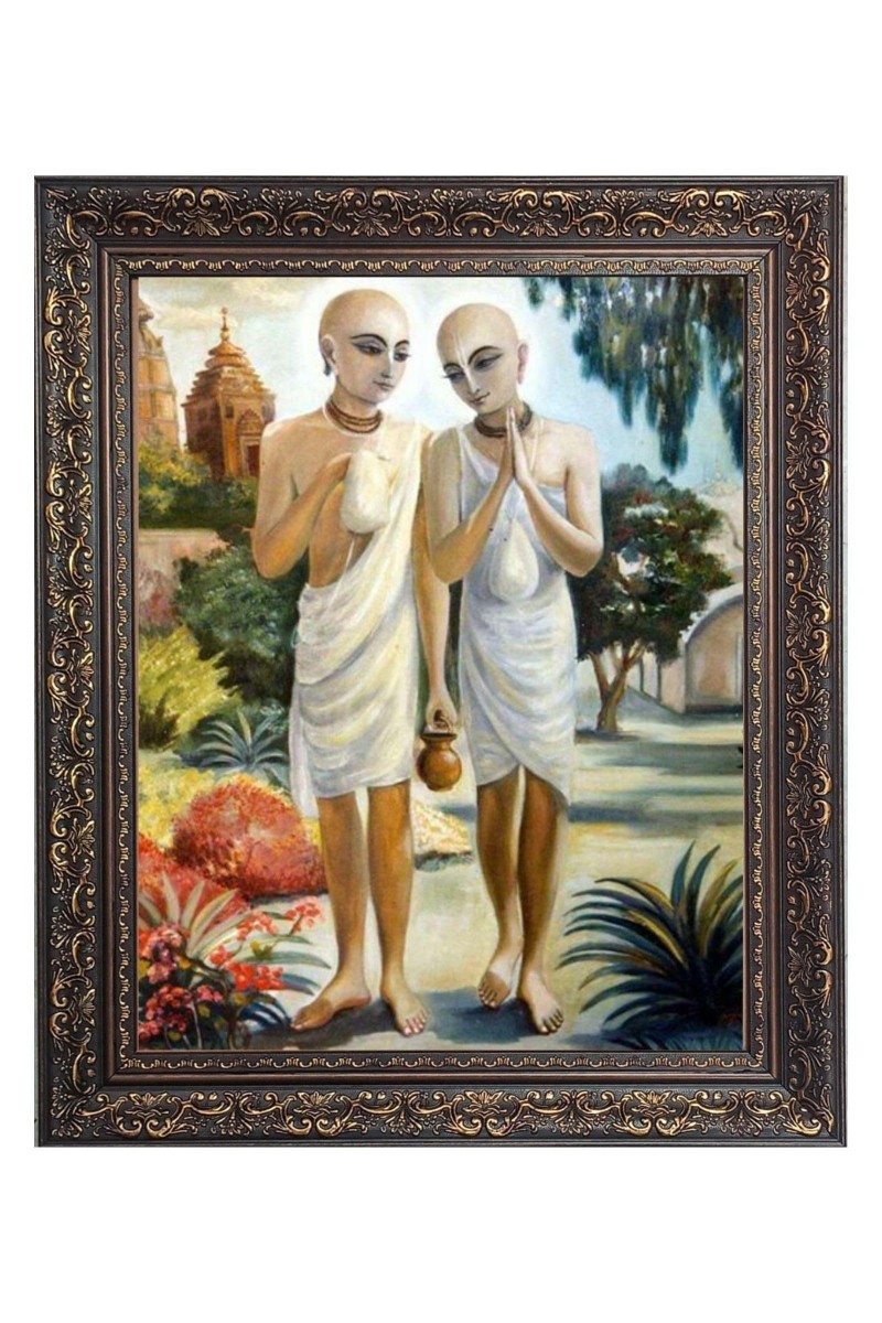 Srila Rupa Gosvami Big Photo Frame - 16x20 Inches for Home & Office Decoration