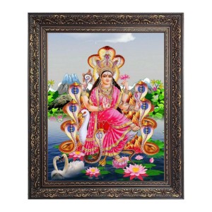 Maa Manasha Big Photo Frame - 16x20 Inches for Home & Office Decoration