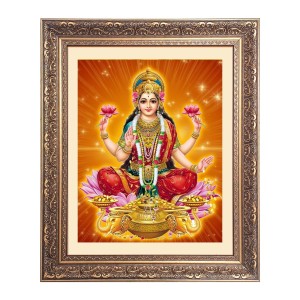 Maa Lakshmi (Laxmi) Big Photo Frame - 16x20 Inches for Home & Office Decoration Maa Lakshmi (Laxmi) Big Photo Frame - 16x20 Inches for Home & Office Decoration