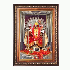 Sri Maa Kali Color Photo 10x14 Inch - Vibrant Religious Wall Art for Home or Office Decor.