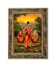 Shravan Kumar Digital Print Photo 10.7x12.7 inches (I6025) - Vibrant Religious Wall Art for Home or Office Decor.