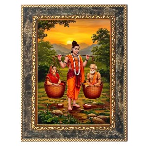 Shravan Kumar Digital Print Photo 6.7x8.7 inches - Vibrant Religious Wall Art for Home or Office Decor. Shravan Kumar Digital Print Photo 6.7x8.7 inches - Vibrant Religious Wall Art for Home or Office Decor.