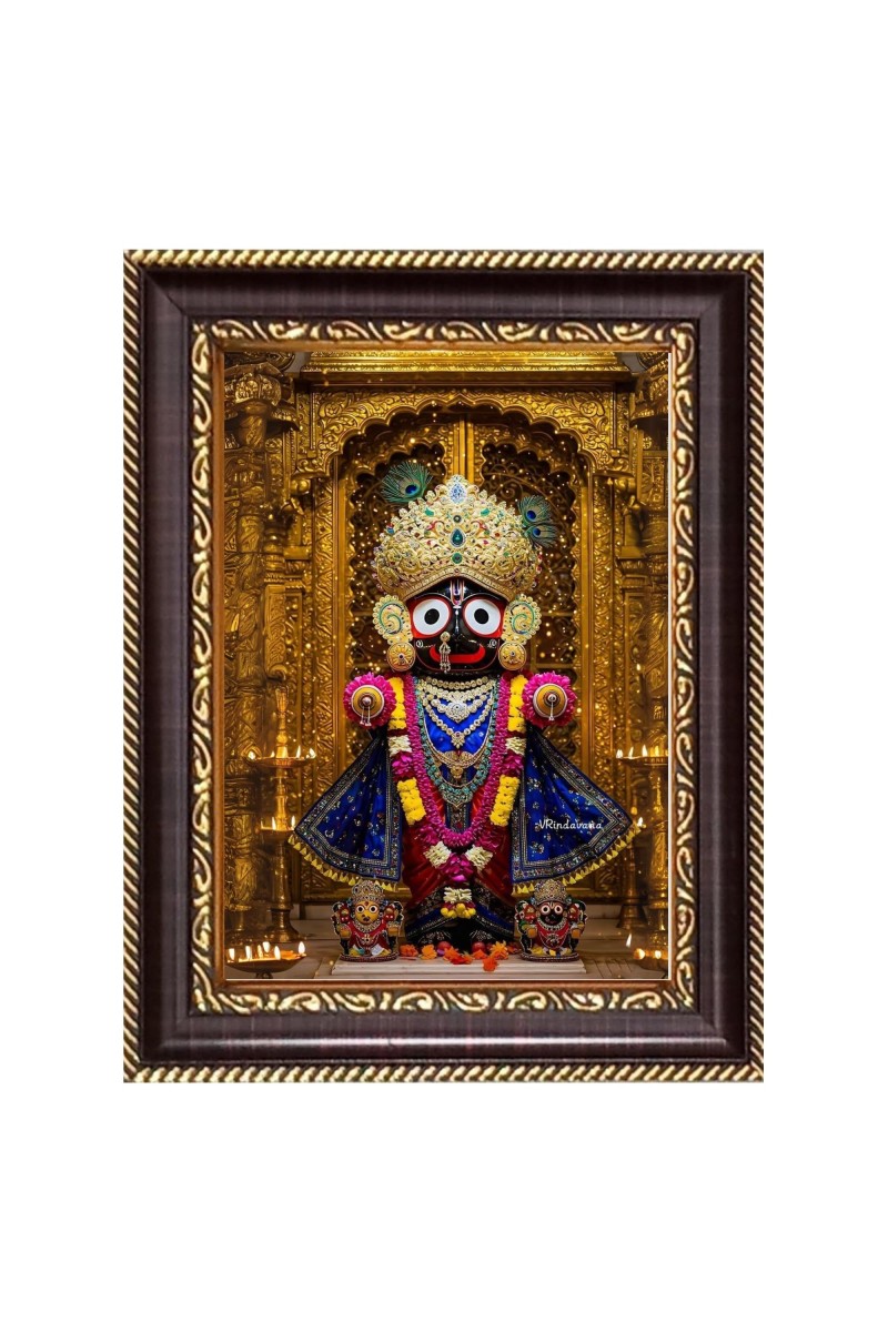 Jai Jagannath Digital Print Photo 6.7x8.7 inches - Vibrant Religious Wall Art for Home or Office Decor.