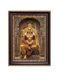 Jai Shree Ram Digital Print Photo 12.7x14.7 inches (I6006) - Vibrant Religious Wall Art for Home or Office Decor.