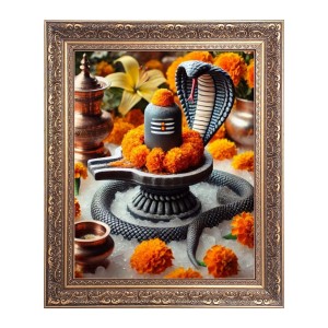 Shiv Linga Big Photo Frame - 20x24 Inches for Home & Office Decoration Shiv Linga Big Photo Frame - 20x24 Inches for Home & Office Decoration