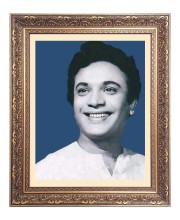 Sri Uttam Kumar Big Photo Frame - 16x20 Inches for Home & Office Decoration