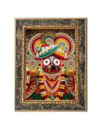 Jai Jagannath Digital Print Photo 12.7x14.7 inches (I6037) - Vibrant Religious Wall Art for Home or Office Decor.