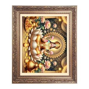 Maa Lakshmi (Laxmi) Big Photo Frame - 18x22 Inches for Home & Office Decoration Maa Lakshmi (Laxmi) Big Photo Frame - 18x22 Inches for Home & Office Decoration