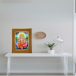 Panchmukhi Lakhsmi Photo Frame 10x14 Inches-Brown Wooden Frame For Home, Office & Temple Decoration And Gifting (F6414) Panchmukhi Lakhsmi Photo Frame 10x14 Inches-Brown Wooden Frame For Home, Office & Temple Decoration And Gifting (F6414)