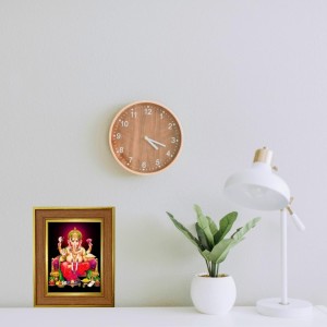 Lord Ganeshaa Photo Frame 16x20 Inches-Brown Wooden Frame For Home, Office & Temple Decoration And Gifting (F6423) Lord Ganeshaa Photo Frame 16x20 Inches-Brown Wooden Frame For Home, Office & Temple Decoration And Gifting (F6423)