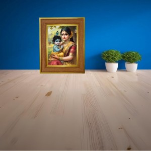 Yashoda And Bal Krishna Photo Frame 10x14 Inches-Brown Wooden Frame For Home, Office & Temple Decoration And Gifting (F6363) Yashoda And Bal Krishna Photo Frame 10x14 Inches-Brown Wooden Frame For Home, Office & Temple Decoration And Gifting (F6363)