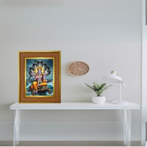 Lord Vishnu Photo Frame 18x22 Inches-Brown Wooden Frame For Home, Office & Temple Decoration And Gifting (F6238) Lord Vishnu Photo Frame 18x22 Inches-Brown Wooden Frame For Home, Office & Temple Decoration And Gifting (F6238)