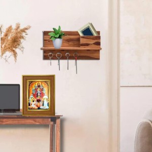 Goddess Kali Photo Frame 10x14 Inches-Brown Wooden Frame For Home, Office & Temple Decoration And Gifting (F6350) Goddess Kali Photo Frame 10x14 Inches-Brown Wooden Frame For Home, Office & Temple Decoration And Gifting (F6350)