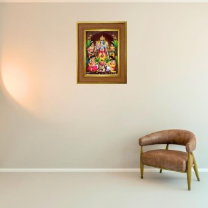 Lord Vishnu Photo Frame 18x22 Inches-Brown Wooden Frame For Home, Office & Temple Decoration And Gifting (F6247) Lord Vishnu Photo Frame 18x22 Inches-Brown Wooden Frame For Home, Office & Temple Decoration And Gifting (F6247)