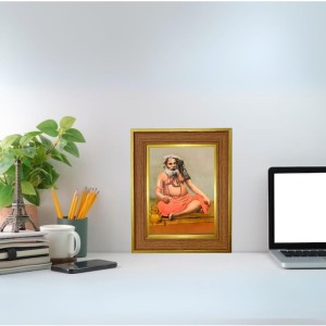 Bijaay Krishna Goswami Photo Frame 10x14 Inches-Brown Wooden Frame For Home, Office & Temple Decoration And Gifting (F6400) Bijaay Krishna Goswami Photo Frame 10x14 Inches-Brown Wooden Frame For Home, Office & Temple Decoration And Gifting (F6400)