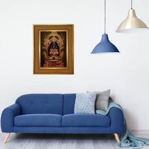 Goddess Maa Kali Photo Frame 10x14 Inches-Brown Wooden Frame For Home, Office & Temple Decoration And Gifting (F6399) Goddess Maa Kali Photo Frame 10x14 Inches-Brown Wooden Frame For Home, Office & Temple Decoration And Gifting (F6399)