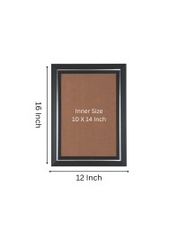 Rosy-faced Lovebird Photo Wall & Table Frame | 12x16 Inch Black Designer | Perfect For Gifting & Home Decor (F9577)