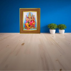 Lakhsmi Narasimha Photo Frame 10x14 Inches-Brown Wooden Frame For Home, Office & Temple Decoration And Gifting (F6357) Lakhsmi Narasimha Photo Frame 10x14 Inches-Brown Wooden Frame For Home, Office & Temple Decoration And Gifting (F6357)
