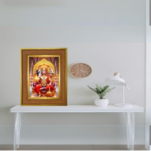 Lord Hanuman Photo Frame 10x14 Inches-Brown Wooden Frame For Home, Office & Temple Decoration And Gifting (F6229) Lord Hanuman Photo Frame 10x14 Inches-Brown Wooden Frame For Home, Office & Temple Decoration And Gifting (F6229)