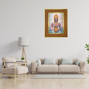Avataar Dhanvantari Photo Frame 10x14 Inches-Brown Wooden Frame For Home, Office & Temple Decoration And Gifting (F6369) Avataar Dhanvantari Photo Frame 10x14 Inches-Brown Wooden Frame For Home, Office & Temple Decoration And Gifting (F6369)