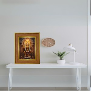 Aadi Shakti Devi Photo Frame 10x14 Inches-Brown Wooden Frame For Home, Office & Temple Decoration And Gifting (F6235)
