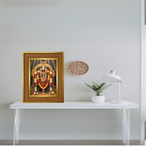 Lord Venkateswara Photo Frame 10x14 Inches-Brown Wooden Frame For Home, Office & Temple Decoration And Gifting (F6274) Lord Venkateswara Photo Frame 10x14 Inches-Brown Wooden Frame For Home, Office & Temple Decoration And Gifting (F6274)