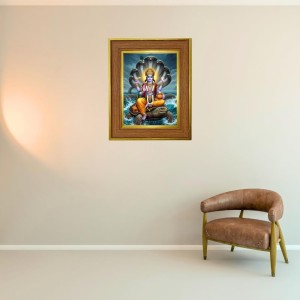 Lord Vishnu Photo Frame 18x22 Inches-Brown Wooden Frame For Home, Office & Temple Decoration And Gifting (F6238) Lord Vishnu Photo Frame 18x22 Inches-Brown Wooden Frame For Home, Office & Temple Decoration And Gifting (F6238)