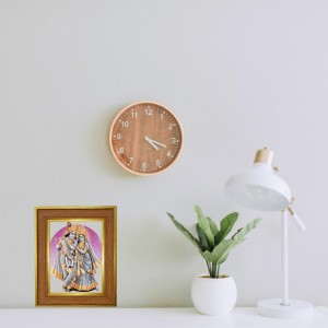 Lord Radha Krishna Photo Frame 10x14 Inches-Brown Wooden Frame For Home, Office & Temple Decoration And Gifting (F6426) Lord Radha Krishna Photo Frame 10x14 Inches-Brown Wooden Frame For Home, Office & Temple Decoration And Gifting (F6426)