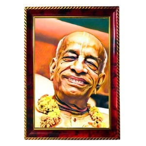 Sri Srila Prabhupada Photo Frame For Wall & Table | 7x9 Inch Golden Cherry Finish | Decorative Sri Srila Prabhupada Photo Frame For Home, Office & Pooja Room (F11532) Sri Srila Prabhupada Photo Frame For Wall & Table | 7x9 Inch Golden Cherry Finish | Decorative Sri Srila Prabhupada Photo Frame For Home, Office & Pooja Room (F11532)