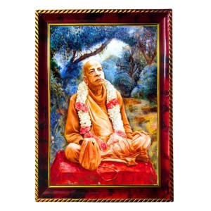 Sri Srila Prabhupada Photo Frame For Wall & Table | 7x9 Inch Golden Cherry Finish | Decorative Sri Srila Prabhupada Photo Frame For Home, Office & Pooja Room (F11537) Sri Srila Prabhupada Photo Frame For Wall & Table | 7x9 Inch Golden Cherry Finish | Decorative Sri Srila Prabhupada Photo Frame For Home, Office & Pooja Room (F11537)