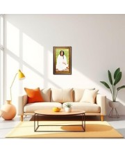 Anandamayi Digital Golden Balck Color Photo Frame | Hindu Religious Wall Decor | 10x16 Inches - Inspirational Wall Art For Office, Home Decor - Ideal Spiritual Gift (F16643) Anandamayi Digital Golden Balck Color Photo Frame | Hindu Religious Wall Decor | 10x16 Inches - Inspirational Wall Art For Office, Home Decor - Ideal Spiritual Gift (F16643)