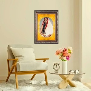 Maa Sarada Spiritual Guru Digital Photo In Designer Frame, Size 8x12 Inch | Hindu Religious Picture For Home Temple, Office & Gift | Wall Art & Pooja Decor (F10480) Maa Sarada Spiritual Guru Digital Photo In Designer Frame, Size 8x12 Inch | Hindu Religious Picture For Home Temple, Office & Gift | Wall Art & Pooja Decor (F10480)