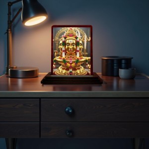 Car Desk/Table Top Lord Shiva Wooden Photo Stand 3x4 Inches, Compact & Stylish Spiritual Display For Car, Home & Office (Pack Of 1) (F14260) Car Desk/Table Top Lord Shiva Wooden Photo Stand 3x4 Inches, Compact & Stylish Spiritual Display For Car, Home & Office (Pack Of 1) (F14260)