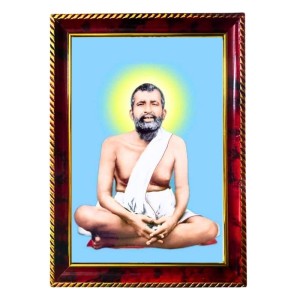 Sri Ramakrishna Paramahamsadeb Photo Frame For Wall & Table | 7x9 Inch Golden Cherry Finish | Decorative Sri Ramakrishna Paramahamsadeb Photo Frame For Home, Office & Pooja Room (F11309) Sri Ramakrishna Paramahamsadeb Photo Frame For Wall & Table | 7x9 Inch Golden Cherry Finish | Decorative Sri Ramakrishna Paramahamsadeb Photo Frame For Home, Office & Pooja Room (F11309)