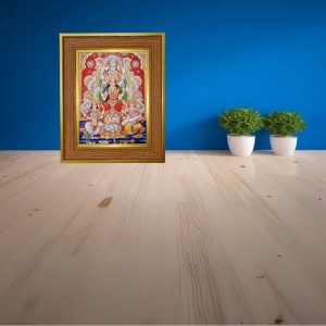Lakshmi, Ganesh, Saraswati, And Dhan Kuber. Photo Frame 10x14 Inches-Brown Wooden Frame For Home, Office & Temple Decoration And Gifting (F6381) Lakshmi, Ganesh, Saraswati, And Dhan Kuber. Photo Frame 10x14 Inches-Brown Wooden Frame For Home, Office & Temple Decoration And Gifting (F6381)
