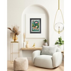 Cows Photo Wall & Table Frame | 14x18 Inch Black Designer | Perfect For Gifting & Home Decor (F9586)