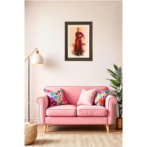 Vertical16X24 Inches Frame Big Photo Frame - 20x28 Inches For Home,Temple & Office Decoration (F10961)