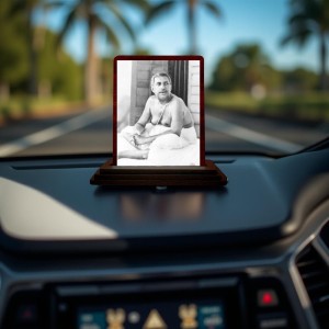 Car Desk/Table Top Sri Sri Thakur Anukulchandra Wooden Photo Stand 3x4 Inches, Compact & Stylish Spiritual Display For Car, Home & Office (Pack Of 1) (F14643) Car Desk/Table Top Sri Sri Thakur Anukulchandra Wooden Photo Stand 3x4 Inches, Compact & Stylish Spiritual Display For Car, Home & Office (Pack Of 1) (F14643)